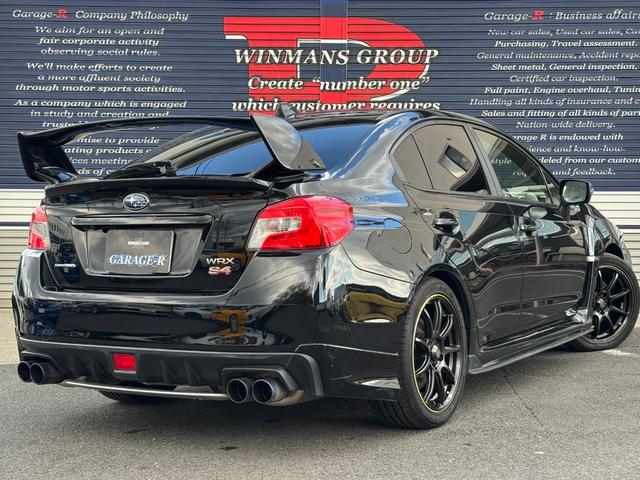 WRX S4 2.0GTアイサイト 2.0L 水平対向4気筒エンジン 純正リアウイング 電動シート Weds sport18インチAW 社外マフラー(4枚目)