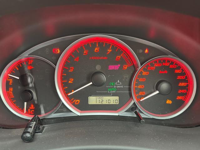 インプレッサ ＷＲＸ　ＳＴｉ　スペックＣ　純正ＳＴＩ１８インチＡＷ　ＮＡＲＤＩステアリング　柿本マフラー　Ｄｅｆｉ追加メーター　ワークスベルクイックリリース　ケンウッドナビ　ＥＴＣ（23枚目）