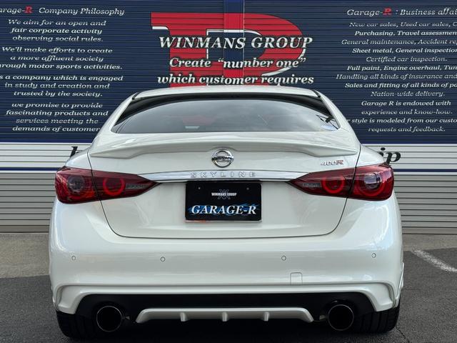 スカイライン ４００Ｒ　３リッター　Ｖ６ツインターボエンジン　ＡＤＶＡＮ　Ｒａｃｉｎｇ　ＧＴ　１９インチＡＷ　ＨＫＳスポーツマフラー　ＢＯＳＥサウンドシステム　純正サスペンション　ＥＴＣ　ドラレコ（7枚目）