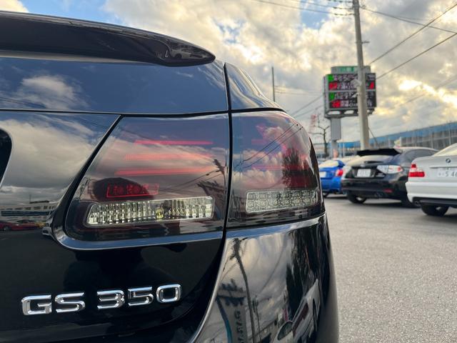 ＧＳ ＧＳ３５０　ＥＩＭＧＡＩＮ製　Ｆリップ　マフラー　車高調　Ｃａｒｌｓｓｏｎ製　２０インチＡＷ　社外ヘッド・テールライト　Ｖ型６気筒ＤＯＨＣ　２ＧＲ－ＦＳＥ型エンジン（16枚目）