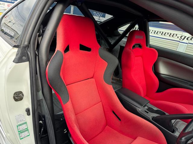 シルビア スペックＲ　柿本改マフラー　ＡＤＶＡＮ１７インチＡＷ　社外車高調　Ａｕｔｏ　Ｇａｕｇｅ　追加メーター　ＢＬＩＴＺ　追加メーター・ブーストコントローラー　ｍｏｍｏ製ステアリング　ＢＲＩＤＥシート　ＨＫＳエアクリ（24枚目）