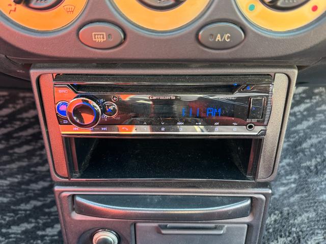 MR-S Sエディション スパルコ15インチAW 純正OPエアロ 純正OPハードトップ 社外マフラー 純正タワーバー 純正ステアリング 純正シート Carrozzeriaオーディオ(33枚目)