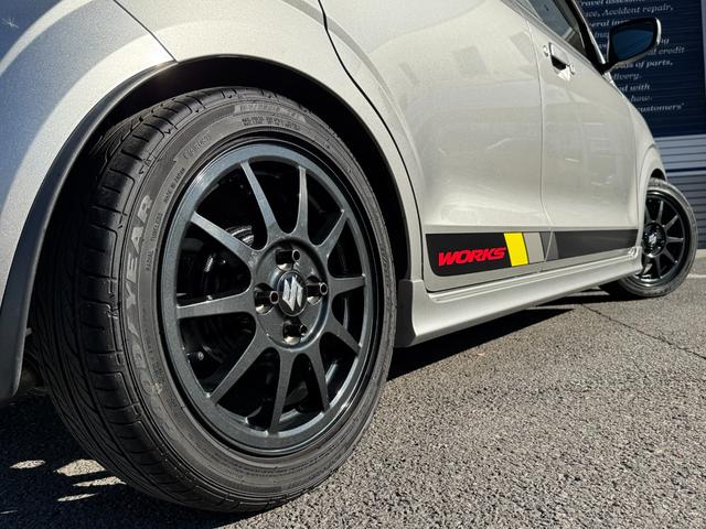 アルトワークス ベースグレード　ＫＣテクニカチューニングＥＣＵ（ハイオク仕様）　ＫＣテクニカエアクリーナー　ＫＣテクニカマフラー　ＫＣストリート車高調　強化クラッチ　強化ロアアーム　ロアアームバー　ＲＳスポイラー（12枚目）