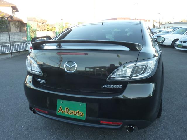 アテンザスポーツ 25S 6速MT ワークエモーション17インチアルミ ローダウン 純正クラリオンHDDナビ BLUETOOTHオーディオ アドバンストキー HID フォグ 実走行77,413km 1年保証付(6枚目)