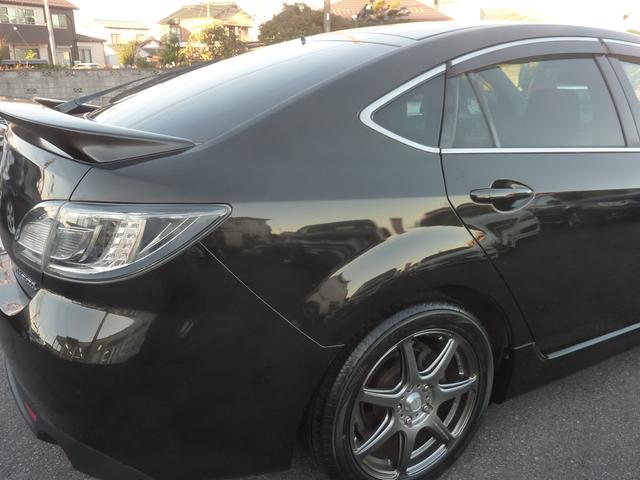 アテンザスポーツ 25S 6速MT ワークエモーション17インチアルミ ローダウン 純正クラリオンHDDナビ BLUETOOTHオーディオ アドバンストキー HID フォグ 実走行77,413km 1年保証付(22枚目)