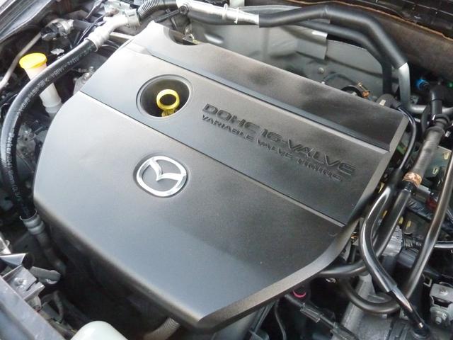 アテンザスポーツ 25S 6速MT ワークエモーション17インチアルミ ローダウン 純正クラリオンHDDナビ BLUETOOTHオーディオ アドバンストキー HID フォグ 実走行77,413km 1年保証付(34枚目)