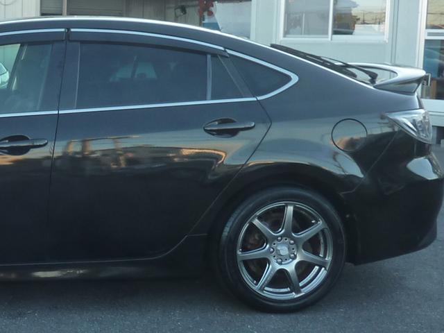 アテンザスポーツ 25S 6速MT ワークエモーション17インチアルミ ローダウン 純正クラリオンHDDナビ BLUETOOTHオーディオ アドバンストキー HID フォグ 実走行77,413km 1年保証付(36枚目)