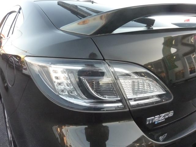 アテンザスポーツ 25S 6速MT ワークエモーション17インチアルミ ローダウン 純正クラリオンHDDナビ BLUETOOTHオーディオ アドバンストキー HID フォグ 実走行77,413km 1年保証付(70枚目)