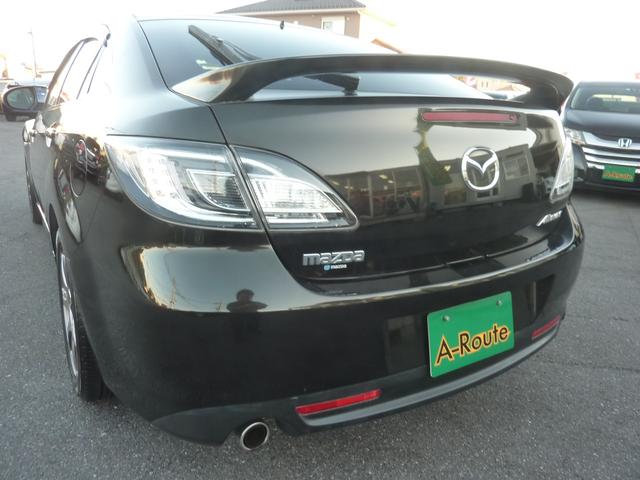 アテンザスポーツ 25S 6速MT ワークエモーション17インチアルミ ローダウン 純正クラリオンHDDナビ BLUETOOTHオーディオ アドバンストキー HID フォグ 実走行77,413km 1年保証付(72枚目)