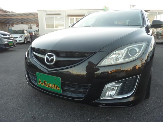 アテンザスポーツ 25S 6速MT ワークエモーション17インチアルミ ローダウン 純正クラリオンHDDナビ BLUETOOTHオーディオ アドバンストキー HID フォグ 実走行77,413km 1年保証付(80枚目)