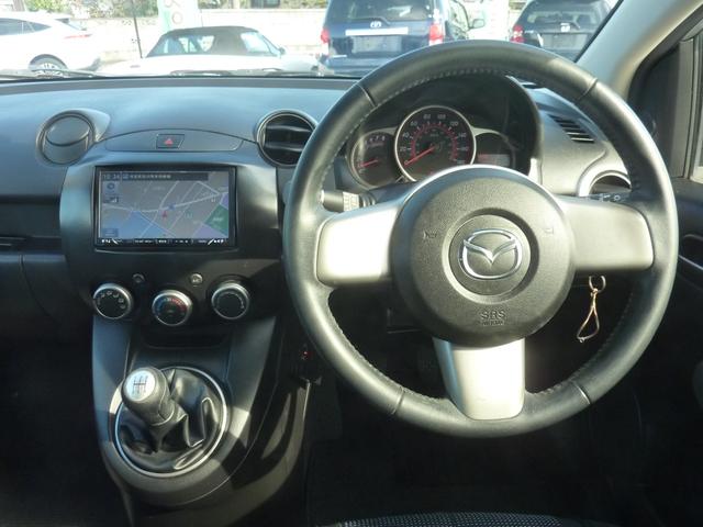 デミオ スポルト 禁煙車 5速MT クラリオンSDナビ フルセグ BLUETOOTH ETC キーレス HID フォグ ノーマル車両 実走行59,067km 1年保証(7枚目)