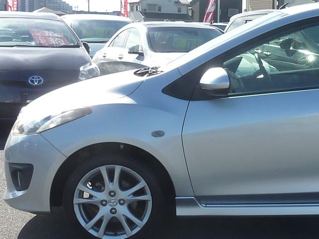 デミオ スポルト 禁煙車 5速MT クラリオンSDナビ フルセグ BLUETOOTH ETC キーレス HID フォグ ノーマル車両 実走行59,067km 1年保証(36枚目)