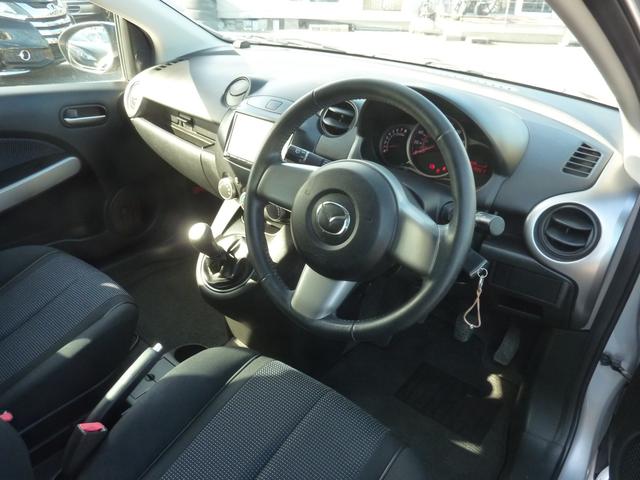 デミオ スポルト 禁煙車 5速MT クラリオンSDナビ フルセグ BLUETOOTH ETC キーレス HID フォグ ノーマル車両 実走行59,067km 1年保証(64枚目)