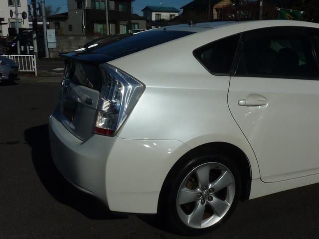 プリウス Gツーリングセレクション 禁煙ワンオーナー HVバッテリー測定検査済み BLUETOOTH バックカメラ フルセグ 純正ナビ スマートキー×2 点検記録簿 革巻ステア クルコン ETC 実走行29,228km(23枚目)