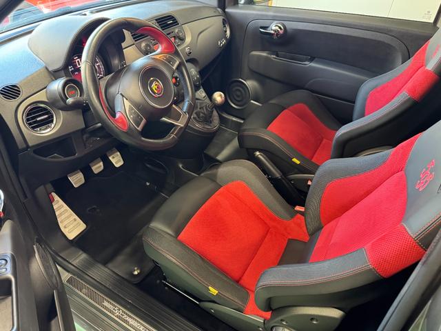 アバルト５９５ コンペティツィオーネ　５ＭＴ　１８０ＰＳ　純正ＣＤチューナー　サベルトシート　バイキセノン　エッセエッセキット　ブレンボ赤キャリパー　１７ＡＷ　ＴＦＴメーター　レコードモンツァ　Ｘカーリンク　ドラレコ　ＥＴＣ　記録簿（26枚目）