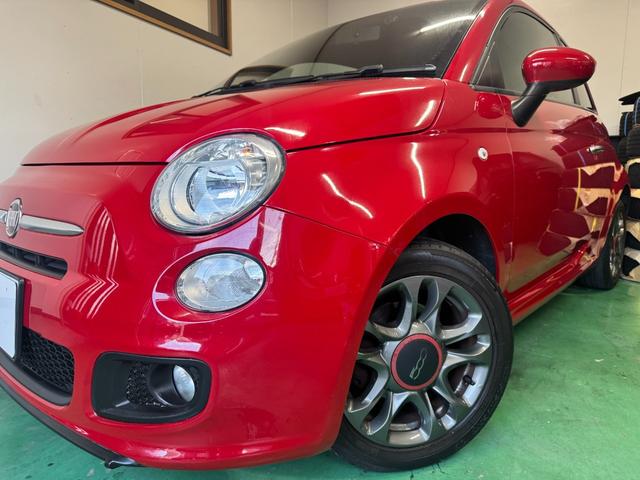 ５００Ｓ ツインエア　２ＤＩＮナビ＆フルセグ地デジ　ＥＴＣ　ドラレコ　専用デザインスポーツシート　専用前後バンパー＆１５ＡＷ　ルーフスポイラー　アイドルストップ　記録簿（3枚目）