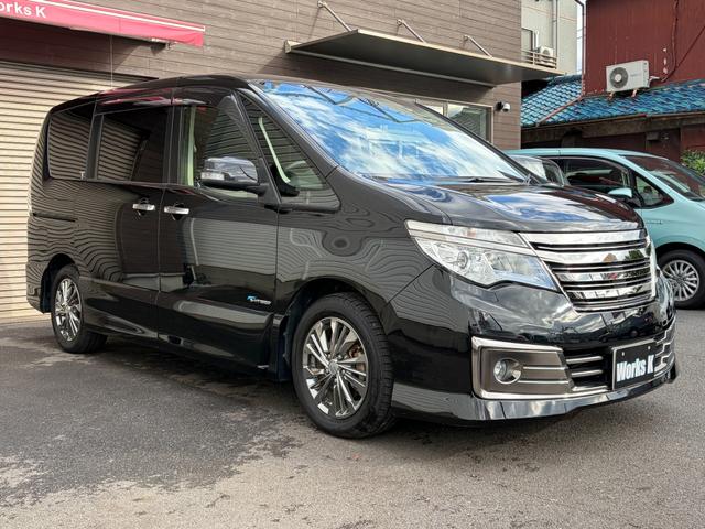 セレナ ライダー ブラックライン S-ハイブリッド 後席モニター 純正ナビ フルセグTV ドラレコF/R Bカメラ ETC クルーズコントロール LEDヘッドライト 車検R9年3月 スマートキー(5枚目)