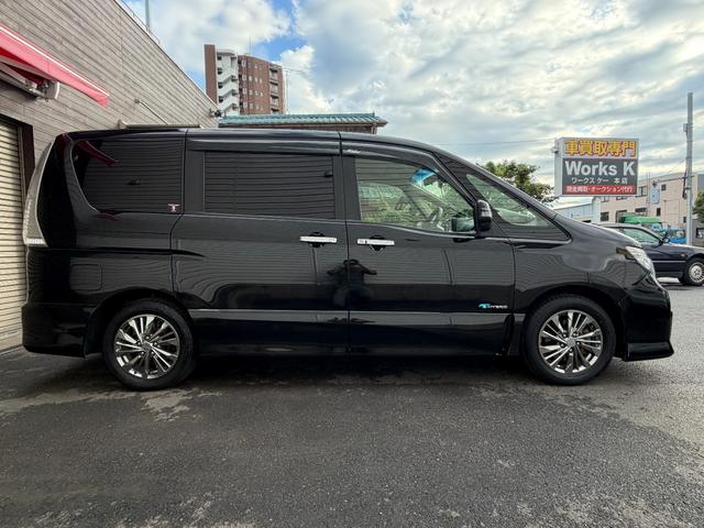 セレナ ライダー ブラックライン S-ハイブリッド 後席モニター 純正ナビ フルセグTV ドラレコF/R Bカメラ ETC クルーズコントロール LEDヘッドライト 車検R9年3月 スマートキー(6枚目)