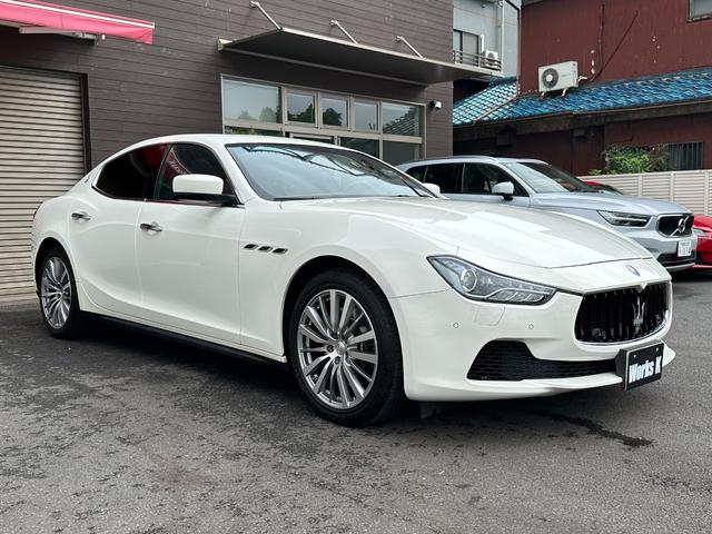 ギブリ S 左H サンルーフ ナビ フルセグTV レザーシート ETC クルーズコントロール HIDヘッドライト 障害物センサー スマートキー スペアキー レーダー探知機 パワーシート(5枚目)