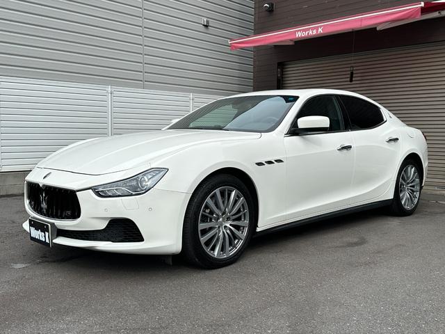 ギブリ S 左H サンルーフ ナビ フルセグTV レザーシート ETC クルーズコントロール HIDヘッドライト 障害物センサー スマートキー スペアキー レーダー探知機 パワーシート(8枚目)