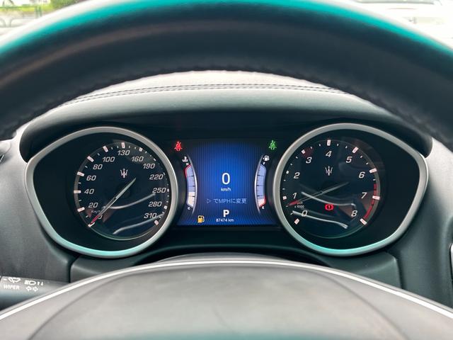 ギブリ S 左H サンルーフ ナビ フルセグTV レザーシート ETC クルーズコントロール HIDヘッドライト 障害物センサー スマートキー スペアキー レーダー探知機 パワーシート(33枚目)