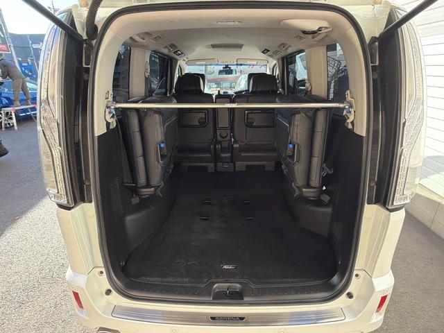 セレナ ライダー　ブラックライン　ＺＺ　Ｓ－ハイブリッド　１オーナー　後席モニター　全方位カメラ　ＥＴＣ　ドラレコＦ／Ｒ　ＴＥＩＮ車高調　社外マフラー　Ｐｉｖｏｔスロコン　両側電動スライドドア　シートヒーター　ＬＥＤヘッドライト　スマートキー　スペアキー（59枚目）