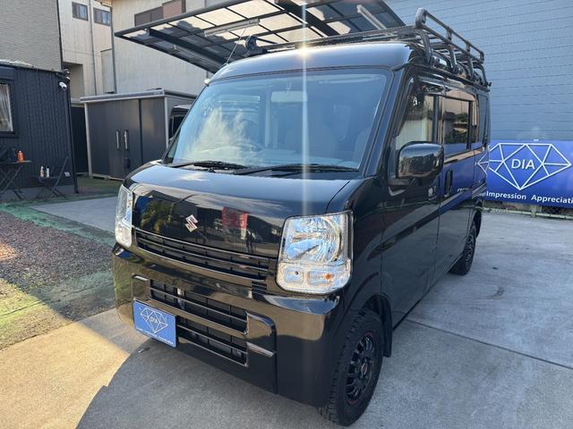 エブリイ ＰＣ　キーレス／社外ホイール／電動格納ミラー／マッドタイヤ／ルーフキャリア／タイミングチェーン／パワーウィンドウ（21枚目）