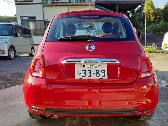 ５００ １．２　ポップ　社外ナビ　フルセグ　ＣＤ　ＤＶＤ　Ｂｌｕｅｔｏｏｔｈ　ＵＳＢ　ＡＵＸ　ＥＴＣ　ドライブレコーダー　アイドリングストップ　キーレス　革巻きハンドル　Ｗエアバック　ＡＢＳ　ドアバイザー　取説　保証書（5枚目）