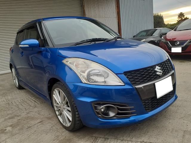 スイフトスポーツ ベースグレード 1年走行無制限保障 ワンオーナー車 ナビ フルセグ Bluetooth ETC クルコン パドルシフト フォグランプ フルオートエアコン プッシュスタート スマートキー2個 純正17インチAW(3枚目)