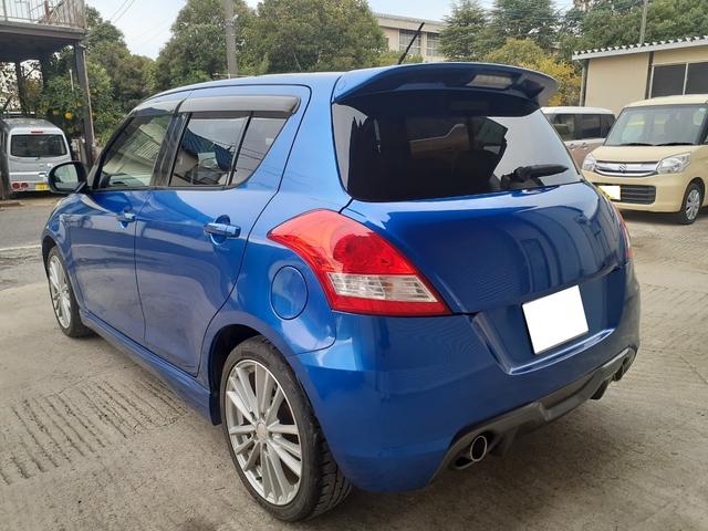 スイフトスポーツ ベースグレード 1年走行無制限保障 ワンオーナー車 ナビ フルセグ Bluetooth ETC クルコン パドルシフト フォグランプ フルオートエアコン プッシュスタート スマートキー2個 純正17インチAW(4枚目)