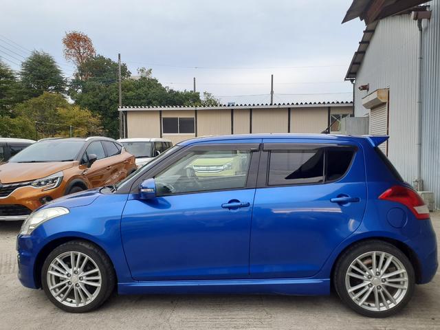 スイフトスポーツ ベースグレード 1年走行無制限保障 ワンオーナー車 ナビ フルセグ Bluetooth ETC クルコン パドルシフト フォグランプ フルオートエアコン プッシュスタート スマートキー2個 純正17インチAW(8枚目)