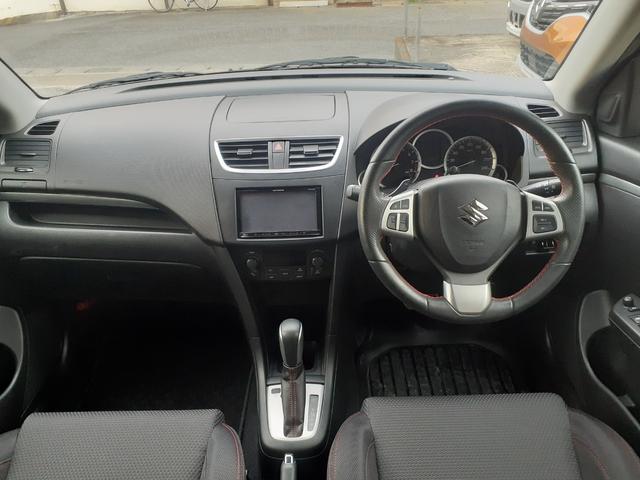 スイフトスポーツ ベースグレード 1年走行無制限保障 ワンオーナー車 ナビ フルセグ Bluetooth ETC クルコン パドルシフト フォグランプ フルオートエアコン プッシュスタート スマートキー2個 純正17インチAW(11枚目)