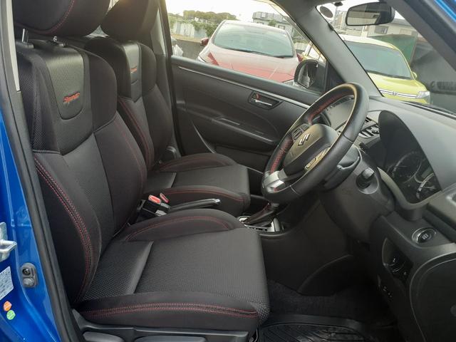 スイフトスポーツ ベースグレード 1年走行無制限保障 ワンオーナー車 ナビ フルセグ Bluetooth ETC クルコン パドルシフト フォグランプ フルオートエアコン プッシュスタート スマートキー2個 純正17インチAW(12枚目)