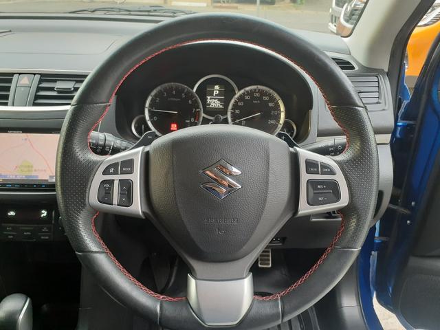 スイフトスポーツ ベースグレード 1年走行無制限保障 ワンオーナー車 ナビ フルセグ Bluetooth ETC クルコン パドルシフト フォグランプ フルオートエアコン プッシュスタート スマートキー2個 純正17インチAW(16枚目)