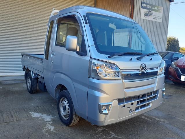 ハイゼットトラック ジャンボ 1年走行無制限保障 5速MT パワステ パワーウィンドウ キーレス スペアキー CDチューナー ETC LEDヘッドライト フォグ 作業灯 オーバーヘッドコンソール マッドガード レベライザー(3枚目)