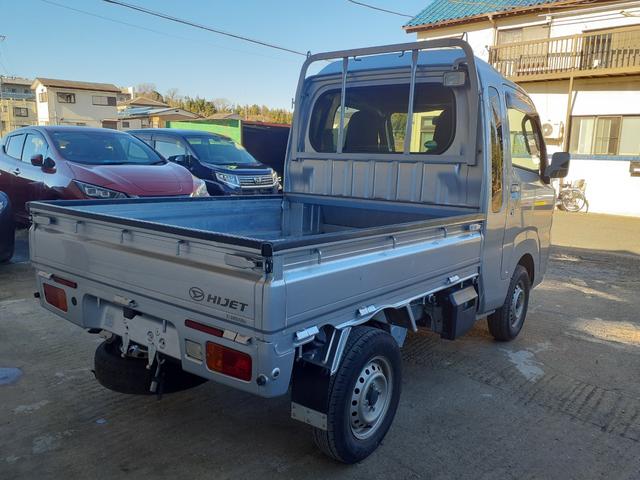 ハイゼットトラック ジャンボ 1年走行無制限保障 5速MT パワステ パワーウィンドウ キーレス スペアキー CDチューナー ETC LEDヘッドライト フォグ 作業灯 オーバーヘッドコンソール マッドガード レベライザー(6枚目)