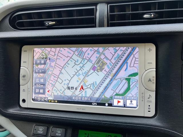 アクア Ｓ　フルエアロ！社外アルミ！スマートキー！純正ナビ！テレビ！バックモニター！（10枚目）