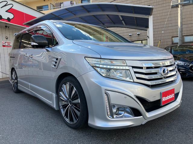 エルグランド ハイウェイスター 本革Hシート インパルフルエアロ インパルマフラー インパル20inアルミ 車高調 リアモニター 両側パワースライドドア Bluetooth アラウンドビューモニター(6枚目)