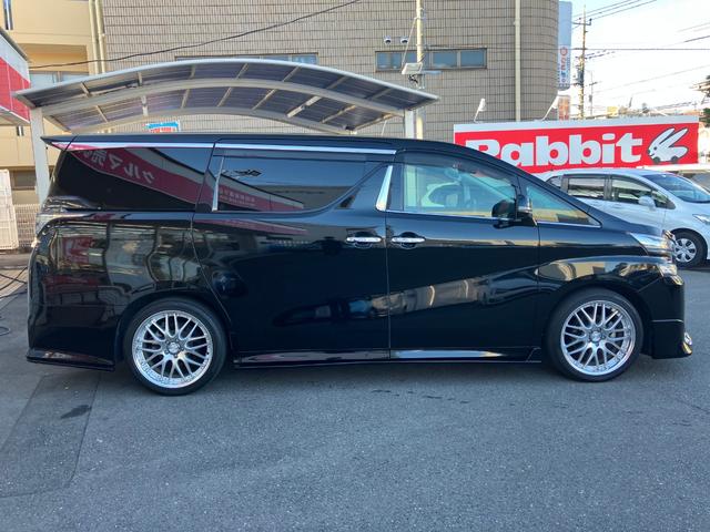 ヴェルファイア ２．４Ｚ　Ｇエディション　デリスタエアロ　　ＷＯＲＫ２０インチアルミ　ＡＬＰＩＮＥ１１型ナビ　ＥＴＣ　フルセグＴＶ　バックカメラ　ＬＥＤヘッドライト　両側電動スライドドア　パワーバックドア（4枚目）