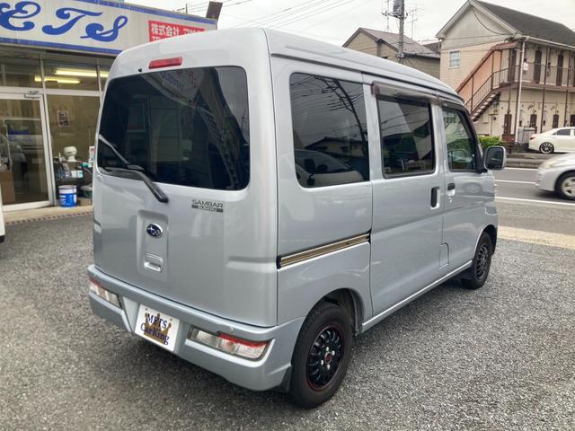 サンバーバン VCスマートアシスト 4WD 禁煙車 ワンオーナー車 LEDヘッドライト キーレス オーバーヘッドシェルフ プライバシーガラス リアヒーター 電動格納ミラー コーナーセンサー(リア) ドライブレコーダー(7枚目)