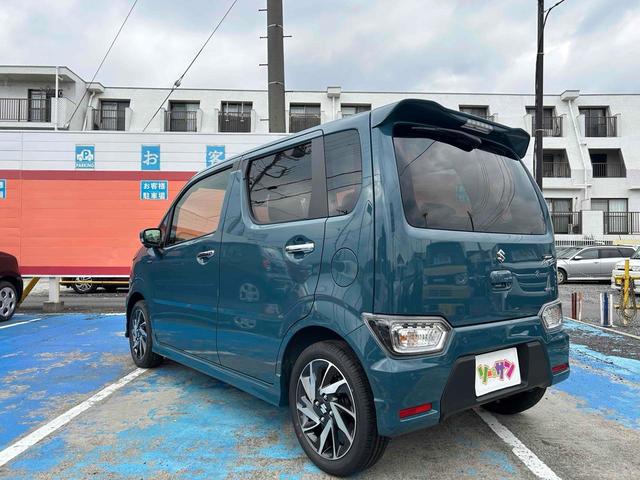 ワゴンＲカスタムＺ ハイブリッドＺＸ　届出済未使車　クリアランスソナー　オートクルーズコントロール　レーンアシスト　衝突被害軽減システム　ＬＥＤヘッドランプ　スマートキー　アイドリングストップ　電動格納ミラー　シートヒーター　ベンチシート（8枚目）