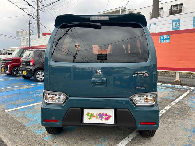 ワゴンＲカスタムＺ ハイブリッドＺＸ　届出済未使車　クリアランスソナー　オートクルーズコントロール　レーンアシスト　衝突被害軽減システム　ＬＥＤヘッドランプ　スマートキー　アイドリングストップ　電動格納ミラー　シートヒーター　ベンチシート（9枚目）