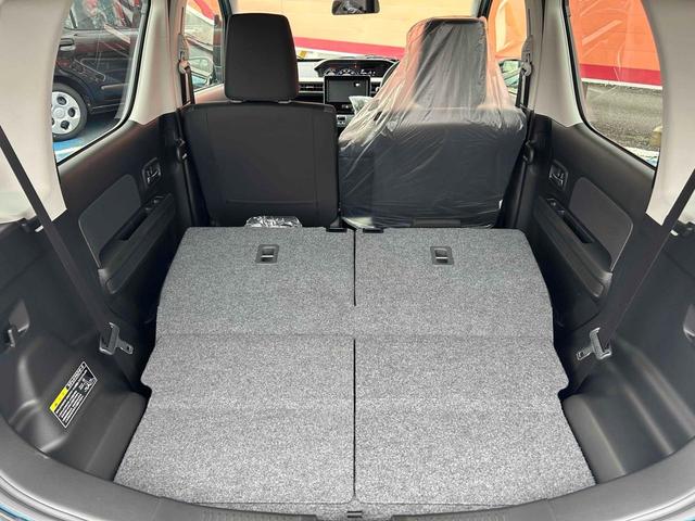 ワゴンＲカスタムＺ ハイブリッドＺＸ　届出済未使車　クリアランスソナー　オートクルーズコントロール　レーンアシスト　衝突被害軽減システム　ＬＥＤヘッドランプ　スマートキー　アイドリングストップ　電動格納ミラー　シートヒーター　ベンチシート（27枚目）