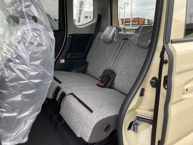 スペーシア ハイブリッドＸ　新車未登録　両側電動スライドドア　クリアランスソナー　レーンアシスト　衝突被害軽減システム　ＬＥＤヘッドランプ　スマートキー　アイドリングストップ　電動格納ミラー　シートヒーター　ベンチシート（31枚目）