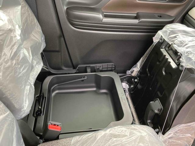 スペーシア ハイブリッドＸ　新車未登録　両側電動スライドドア　クリアランスソナー　レーンアシスト　衝突被害軽減システム　ＬＥＤヘッドランプ　スマートキー　アイドリングストップ　電動格納ミラー　シートヒーター　ベンチシート（43枚目）