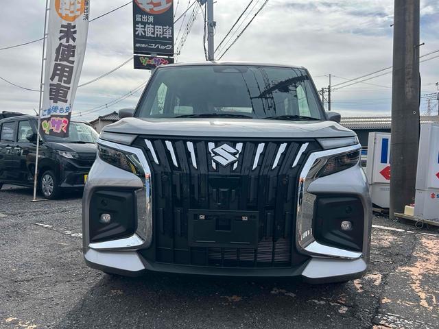 ソリオバンディット ハイブリッドＭＶ　クリアランスソナー　オートクルーズコントロール　レーンアシスト　衝突被害軽減システム　両側電動スライドドア　オートライト　ＬＥＤヘッドランプ　スマートキー　アイドリングストップ　電動格納ミラー（12枚目）