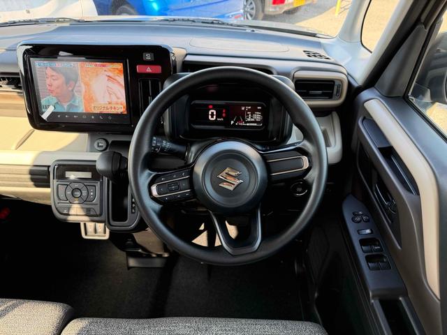 スペーシア ハイブリッドＸ　全周囲カメラ　両側電動スライドドア　ナビ　ＴＶ　クリアランスソナー　レーンアシスト　衝突被害軽減システム　オートライト　ＬＥＤヘッドランプ　スマートキー　アイドリングストップ　電動格納ミラー（3枚目）