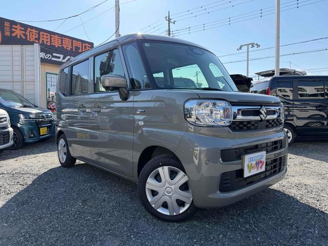 スペーシア ハイブリッドＸ　全周囲カメラ　両側電動スライドドア　ナビ　ＴＶ　クリアランスソナー　レーンアシスト　衝突被害軽減システム　オートライト　ＬＥＤヘッドランプ　スマートキー　アイドリングストップ　電動格納ミラー（12枚目）