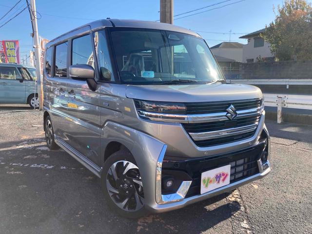 スペーシアカスタム ハイブリッドＸＳ　新車未登録　両側電動スライドドア　クリアランスソナー　オートクルーズコントロール　レーンアシスト　衝突被害軽減システム　ＬＥＤヘッドランプ　スマートキー　アイドリングストップ　電動格納ミラー（15枚目）