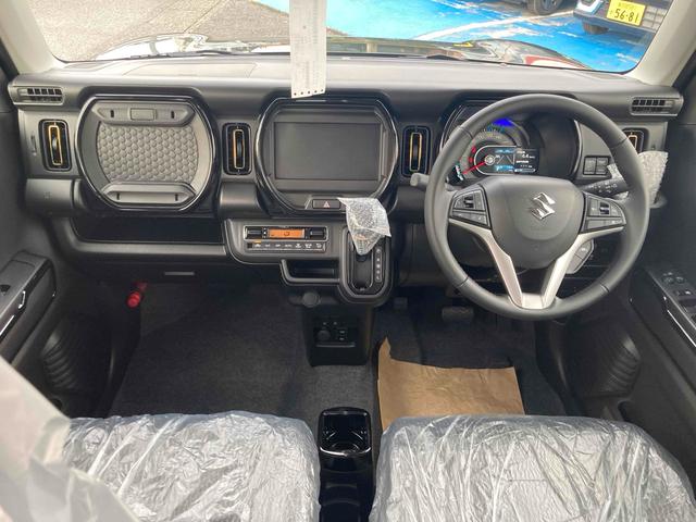 ハスラー ハイブリッドＸ　新車未登録　クリアランスソナー　オートクルーズコントロール　レーンアシスト　衝突被害軽減システム　ＬＥＤヘッドランプ　スマートキー　アイドリングストップ　電動格納ミラー　シートヒーター　ＣＶＴ（4枚目）